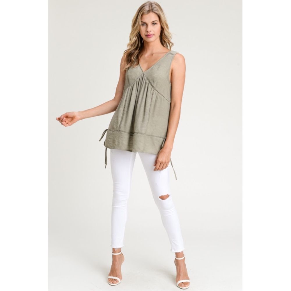 NEW Light Green Tunic Tank Top